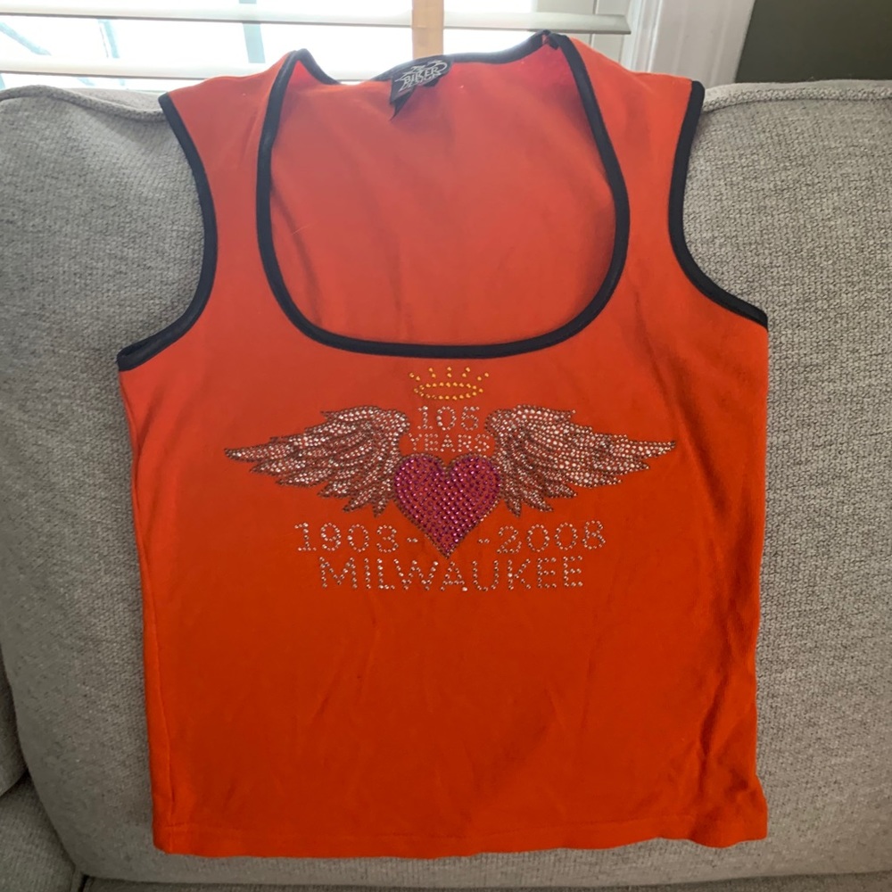 Biker Design womens sleeveless shirt